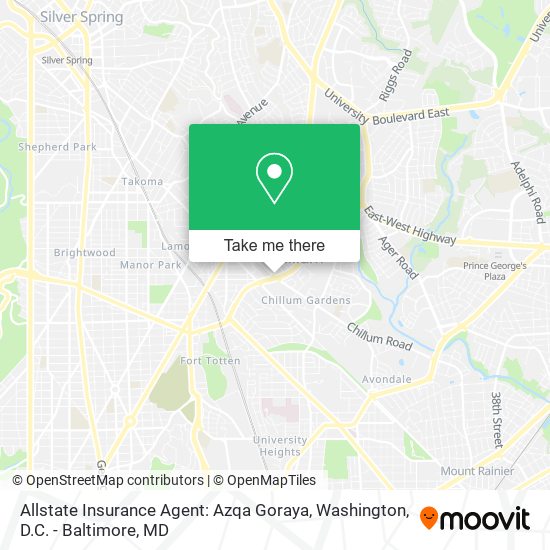 Allstate Insurance Agent: Azqa Goraya map