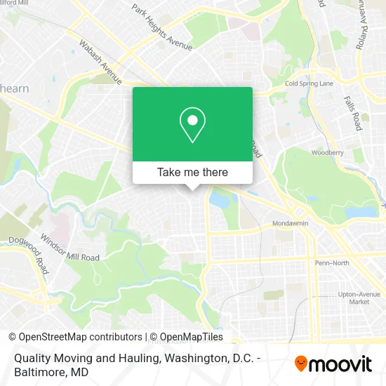 Quality Moving and Hauling map