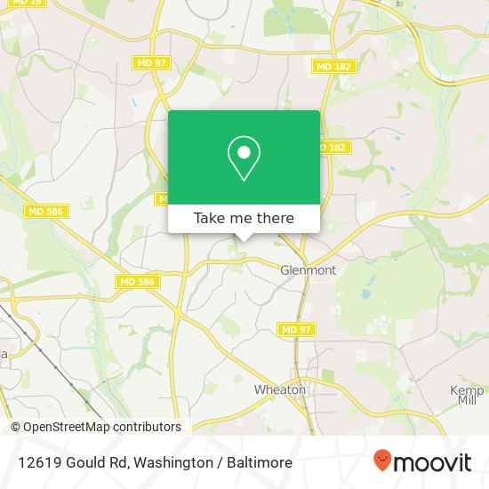 12619 Gould Rd, Silver Spring, MD 20906 map