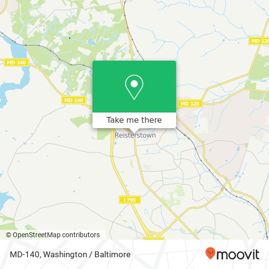 MD-140, Reisterstown, <B>MD< / B> 21136 map