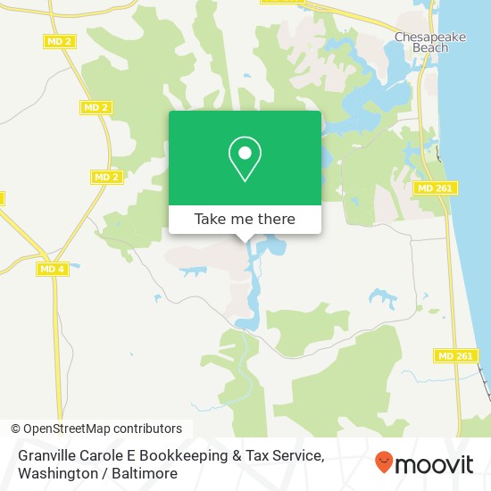Mapa de Granville Carole E Bookkeeping & Tax Service, 6270 Alpine Ct