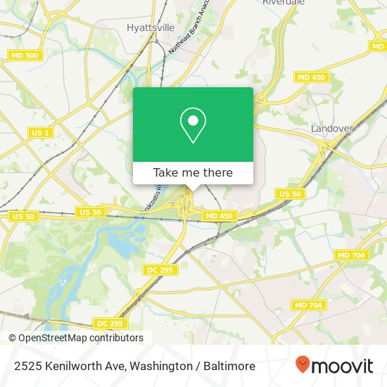 2525 Kenilworth Ave, Hyattsville, MD 20781 map