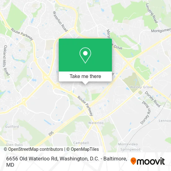 6656 Old Waterloo Rd map