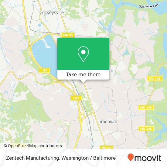 Mapa de Zentech Manufacturing, 2400 York Rd