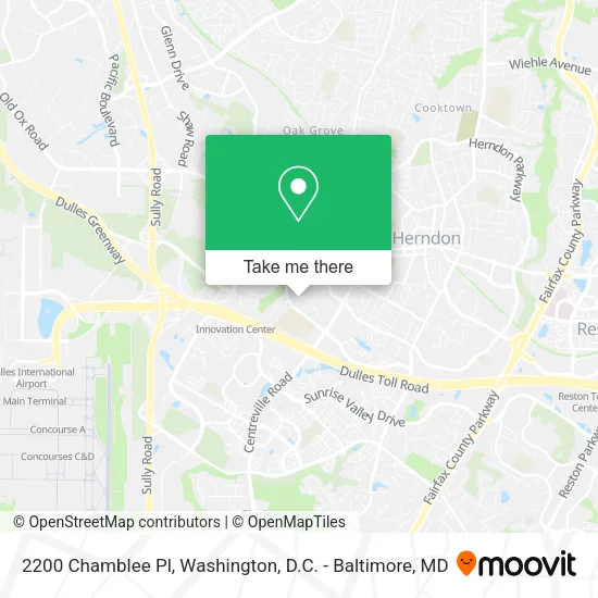 Mapa de 2200 Chamblee Pl