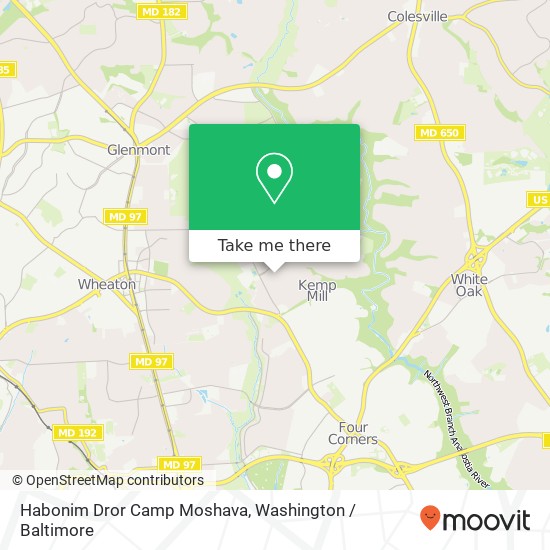 Mapa de Habonim Dror Camp Moshava, 1001 S Belgrade Rd