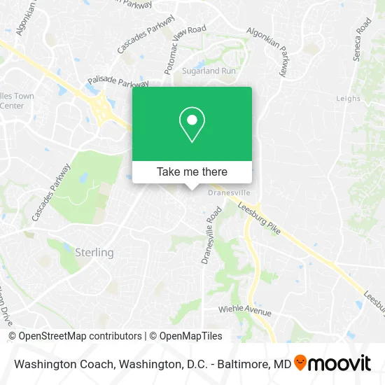 Washington Coach map