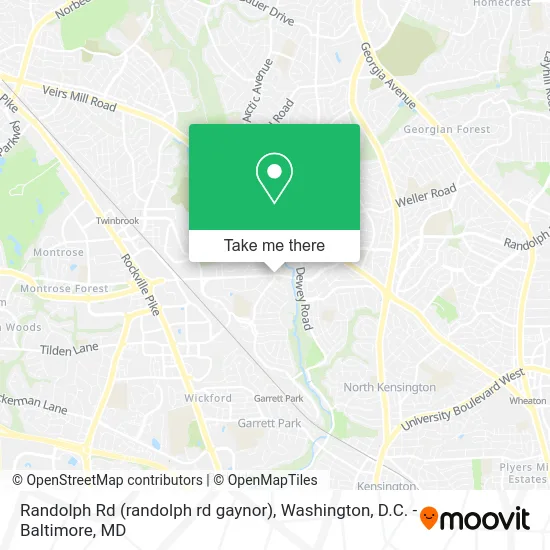 Randolph Rd (randolph rd gaynor) map