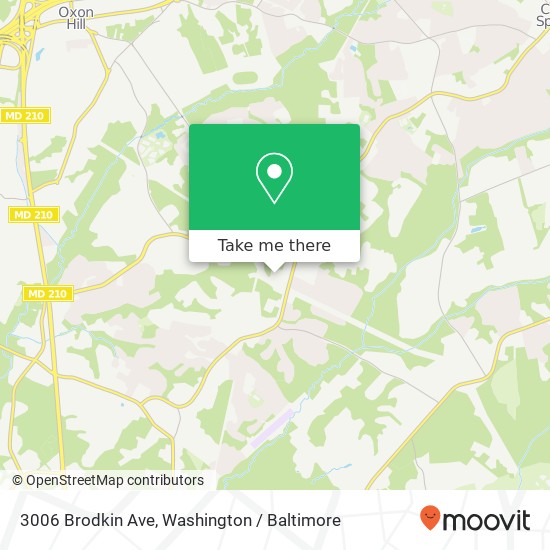 Mapa de 3006 Brodkin Ave, Fort Washington, MD 20744