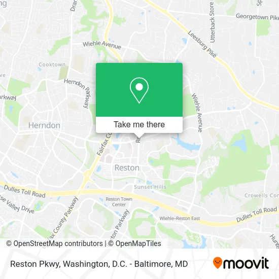 Reston Pkwy map
