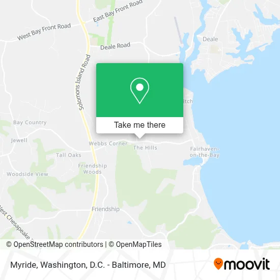 Myride map