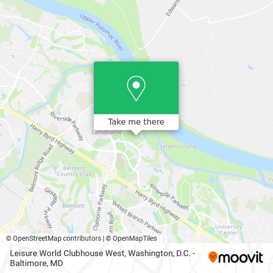 Leisure World Clubhouse West map