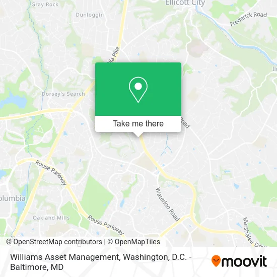 Williams Asset Management map