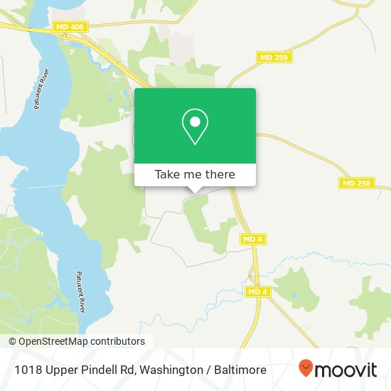 1018 Upper Pindell Rd, Lothian, MD 20711 map