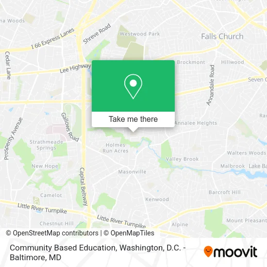 Community Based Education map
