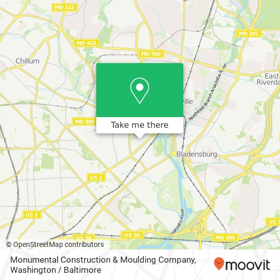 Monumental Construction & Moulding Company map