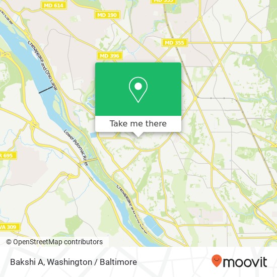 Bakshi A, 4926 Glenbrook Rd NW map