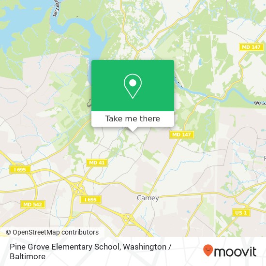 Pine Grove Elementary School, 2701 Summit Ave map