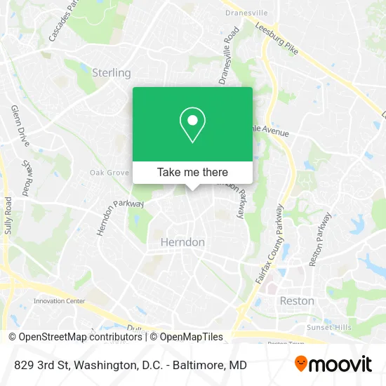 Mapa de 829 3rd St