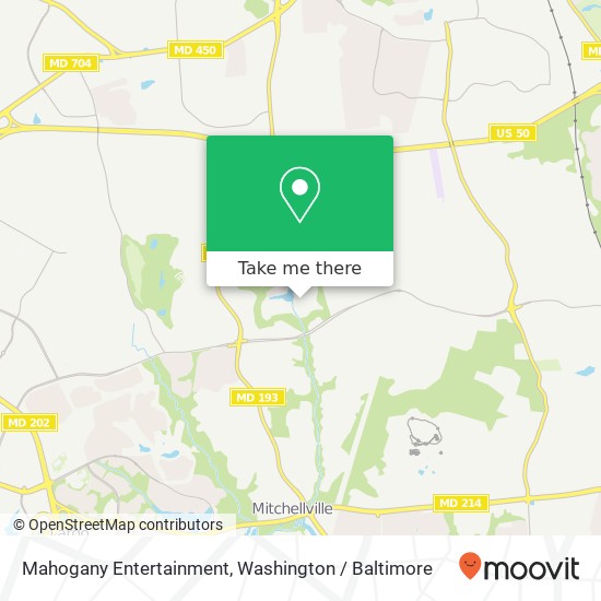Mapa de Mahogany Entertainment, 12201 Pleasant Prospect Rd