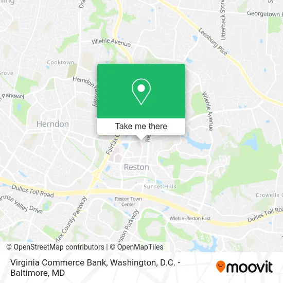 Virginia Commerce Bank map