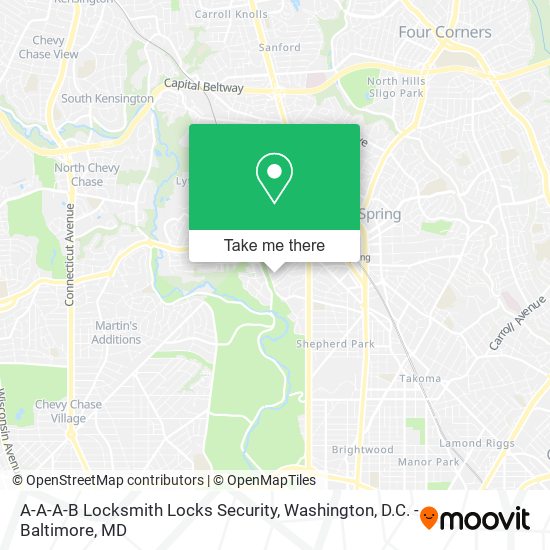 Mapa de A-A-A-B Locksmith Locks Security