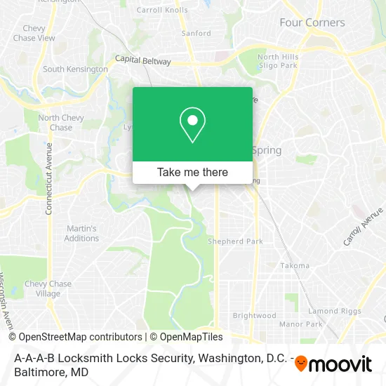 A-A-A-B Locksmith Locks Security map