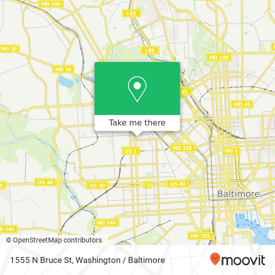 1555 N Bruce St, Baltimore, MD 21217 map