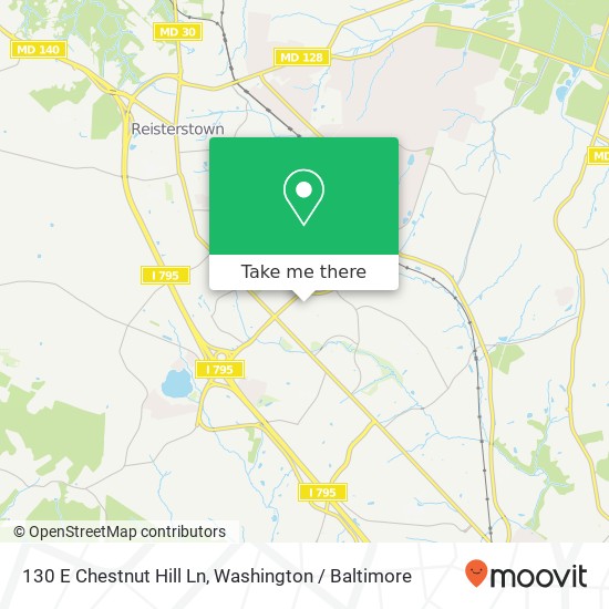 130 E Chestnut Hill Ln, Reisterstown, MD 21136 map