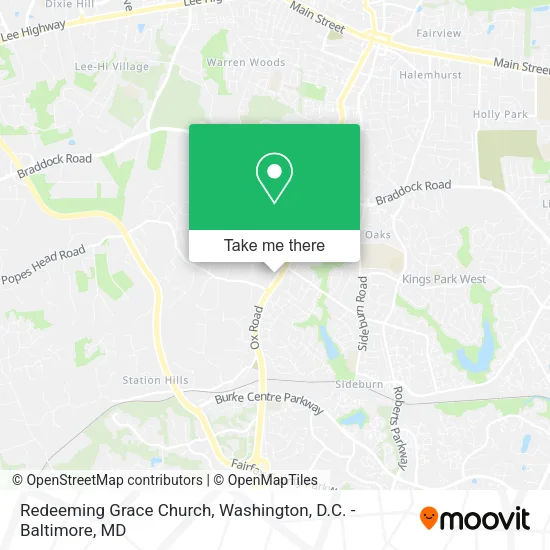 Mapa de Redeeming Grace Church