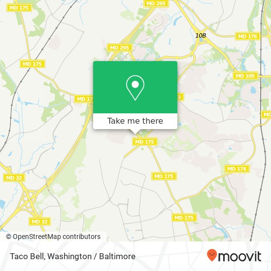 Taco Bell, 2639 Annapolis Rd map