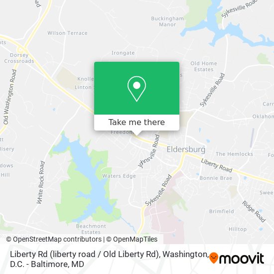 Liberty Rd (liberty road / Old Liberty Rd) map