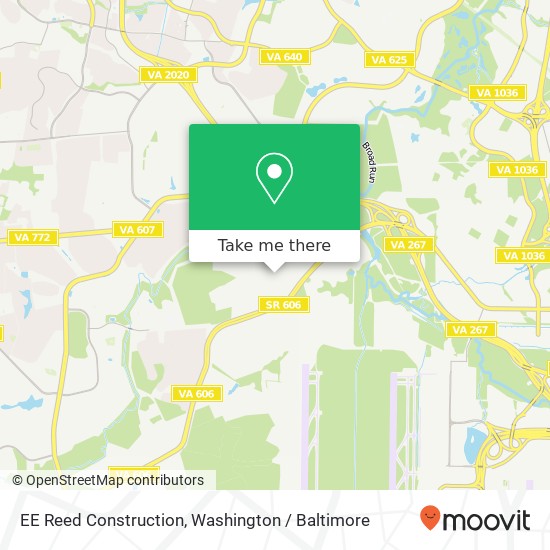 Mapa de EE Reed Construction, 44083 Mercure Cir