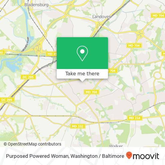 Mapa de Purposed Powered Woman, 6408 L St