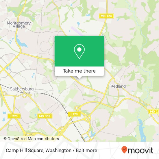 Mapa de Camp Hill Square, 17825 Washington Grove Ln