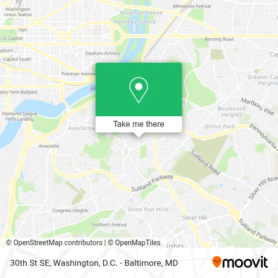 30th St SE map