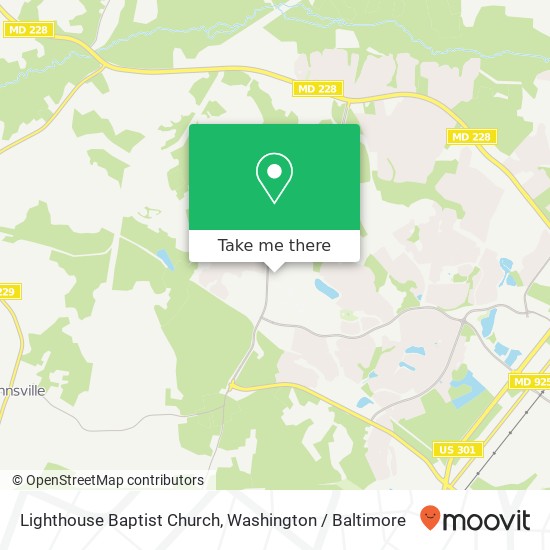 Mapa de Lighthouse Baptist Church, 3150 Middletown Rd