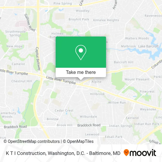 K T I Construction map