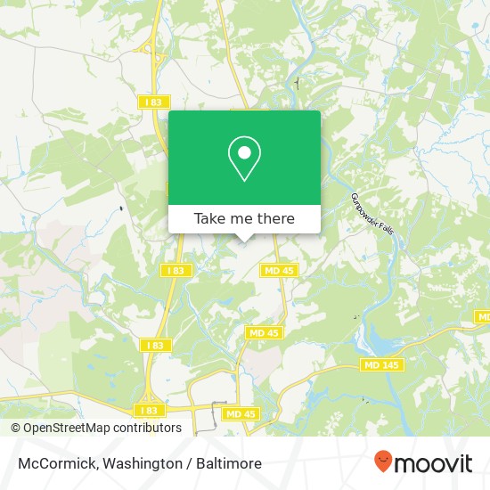 Mapa de McCormick, 18 Loveton Cir