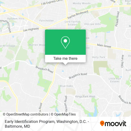 Mapa de Early Identification Program