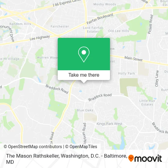 The Mason Rathskeller map