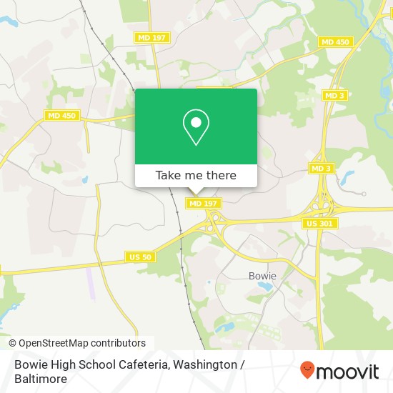 Mapa de Bowie High School Cafeteria