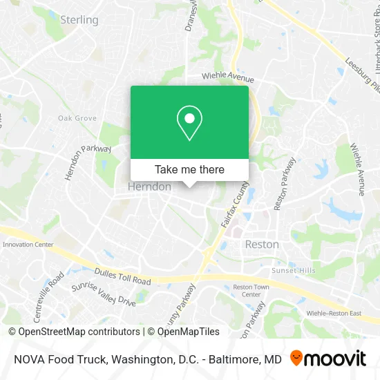 NOVA Food Truck map