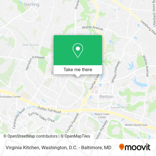 Virginia Kitchen map