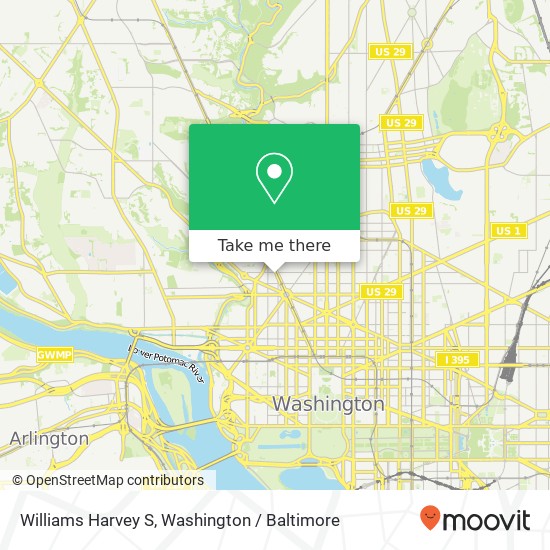 Williams Harvey S, 1666 Connecticut Ave NW map