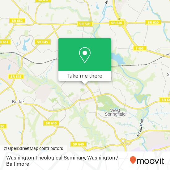 Washington Theological Seminary, 6116 Rolling Rd map