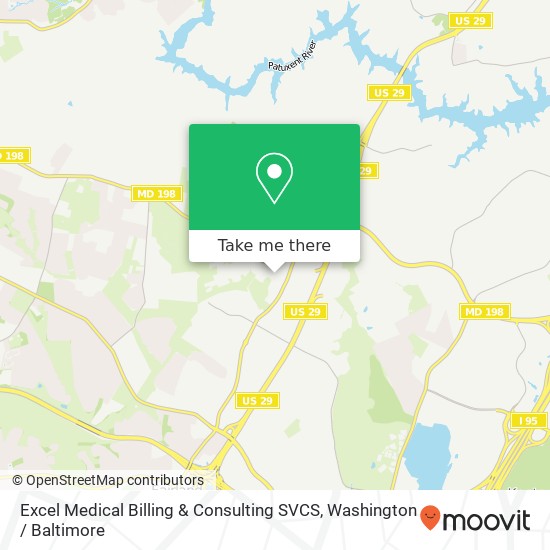 Excel Medical Billing & Consulting SVCS, 3401 Dulaney Pl map