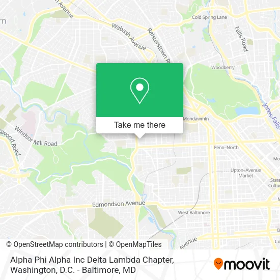 Alpha Phi Alpha Inc Delta Lambda Chapter map