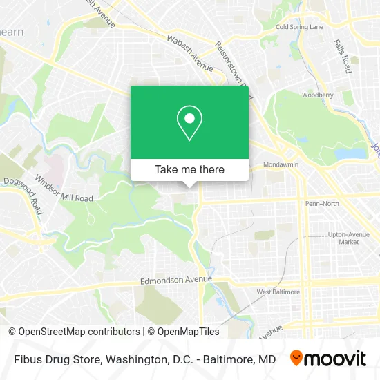 Fibus Drug Store map