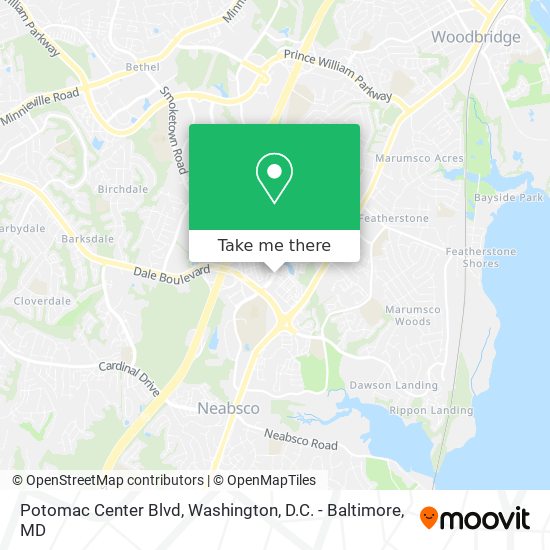 Mapa de Potomac Center Blvd